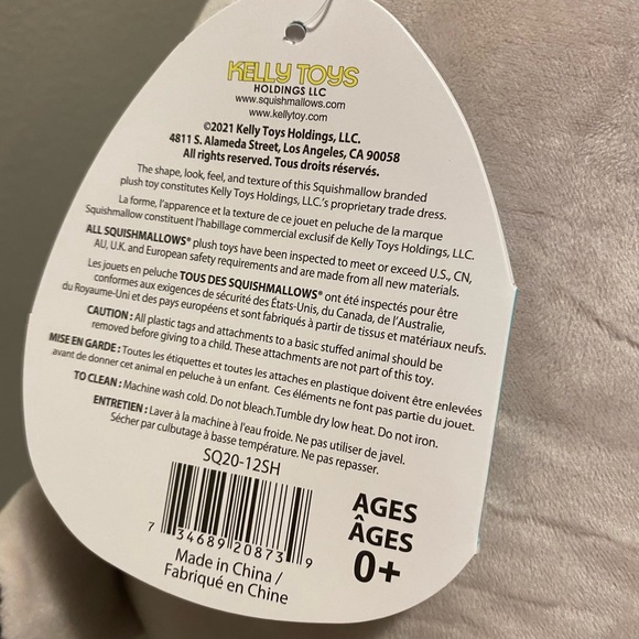 Squishmallows Gordon Black Tipped Fin Shark 12” - Picture 4 of 5